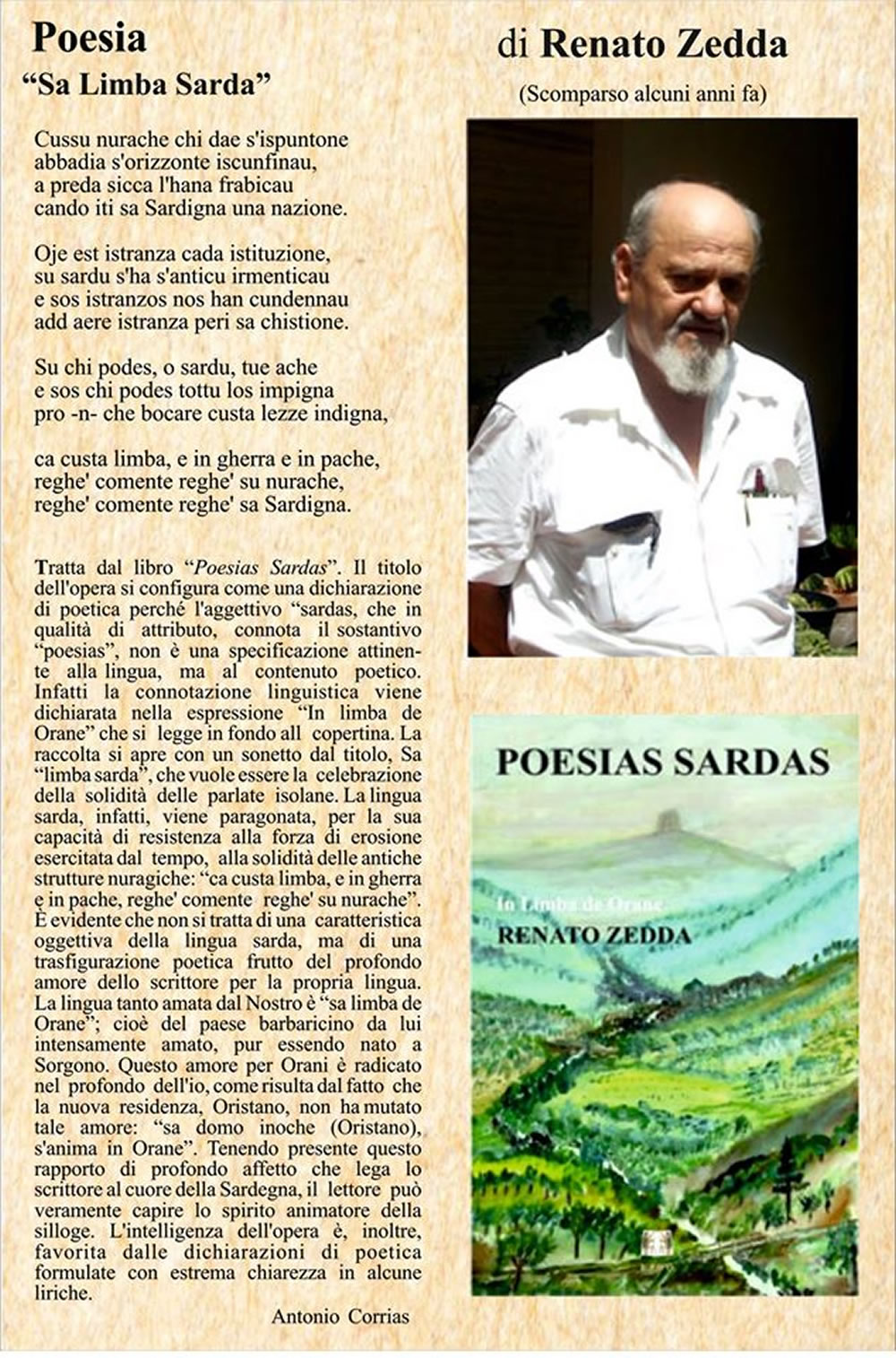 Poesia Renato Zedda